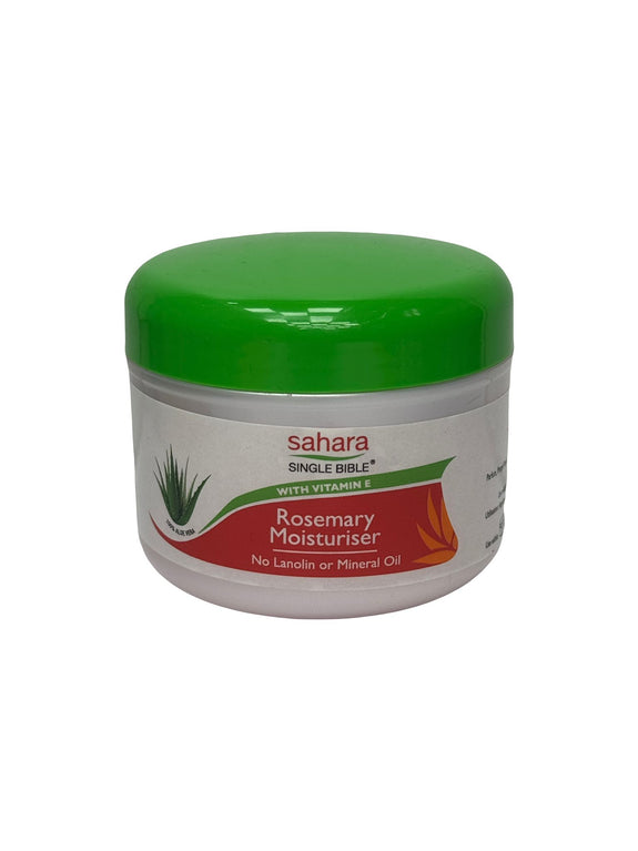 SAHARA SINGLE BIBLE ROSEMARY MOISTURISER CREAM -200G