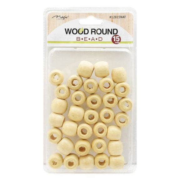 MAGIC COLLECTION Wood Beads Round [15mm]