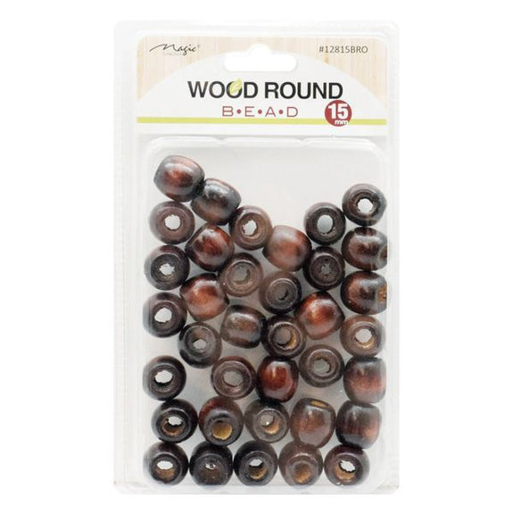 MAGIC COLLECTION Wood Beads Round [15mm]