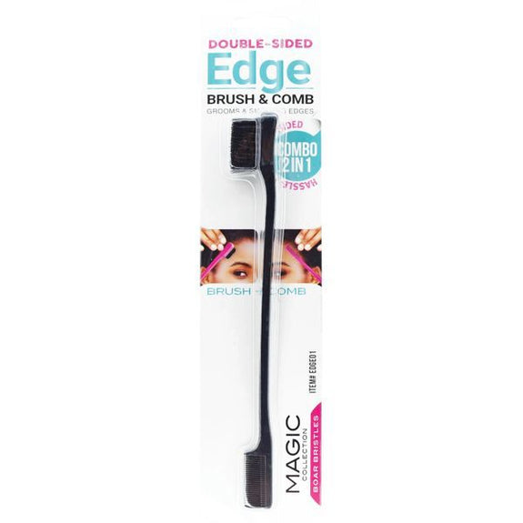 MAGIC COLLECTION Double-Sided Edge Brush & Comb