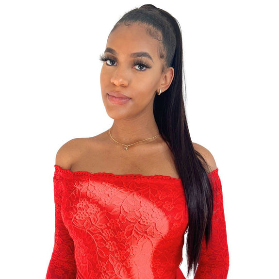 SLEEK  HAIR COUTURE DOROTHY SYNTHETIC HAIR VELCRO WRAP AROUND PONYTAIL