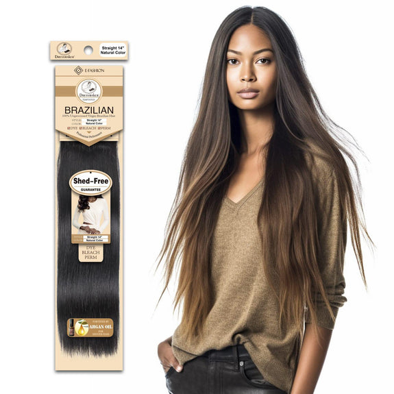 DRESSMAKER 100% UNPROCESSED VIRGIN  BRAZILIAN HAIR STRAIGHT