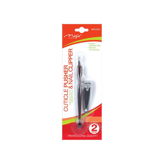 MAGIC COLLECTION CUTICLE PUSHER & NAIL CLIPPER