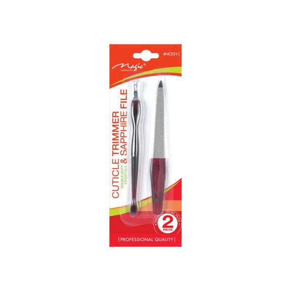 MAGIC COLLECTION CUTICLE TRIMMER & SAPPHIRE FILE