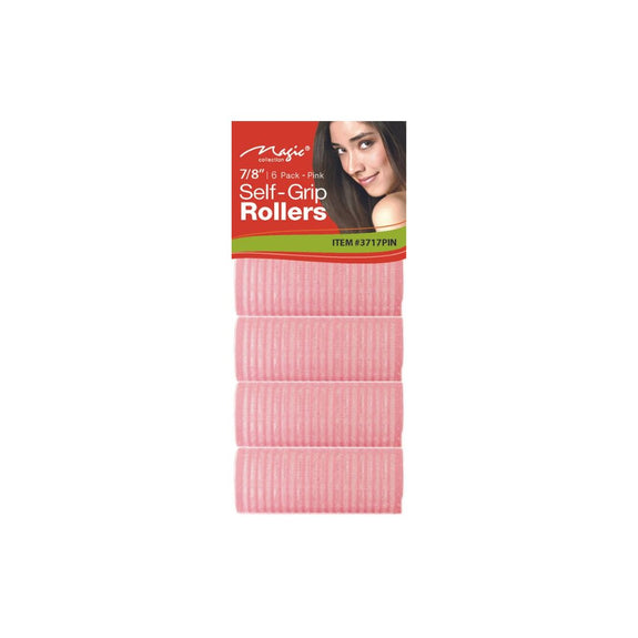 MAGIC COLLECTION 7/8" | 6 PACK -PINK SELF-GRIP ROLLERS