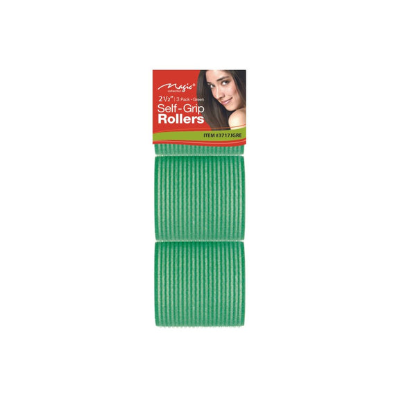 MAGIC COLLECTION 2 1/2" | 3 PACK -GREEN SELF-GRIP ROLLERS