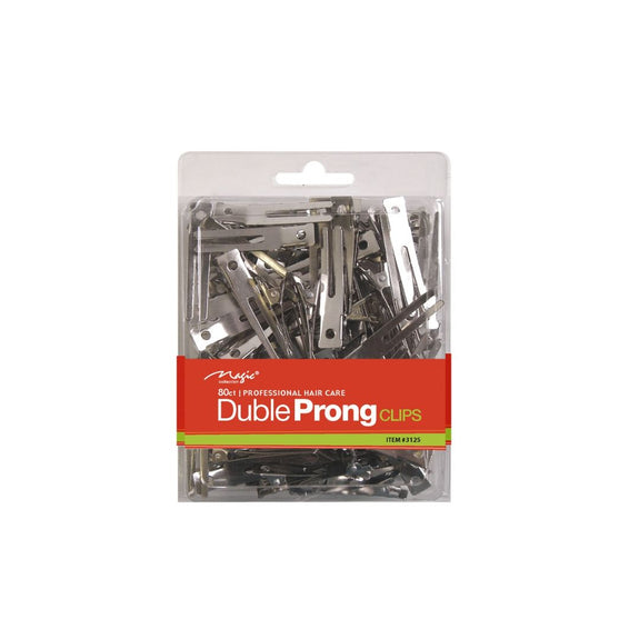 MAGIC COLLECTION 80CT DUBLE PRONG CLIPS