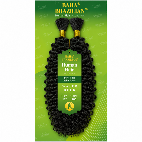 Jazzy Baha Brazilian Human Hair Master Mix Boho Water Bulk 18”