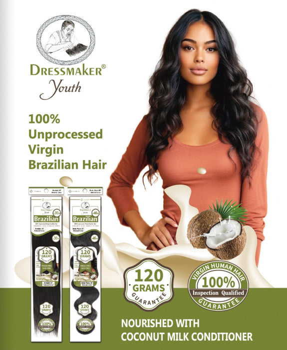 DRESSMAKER YOUTH 100%UNPROCESSED VIRGIN BRAZILIAN HAIR