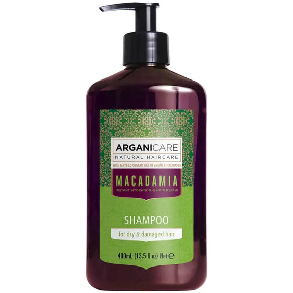 ARGANICARE MACADAMIA Moisturizing Shampoo - Dry & Damaged Hair 400ML