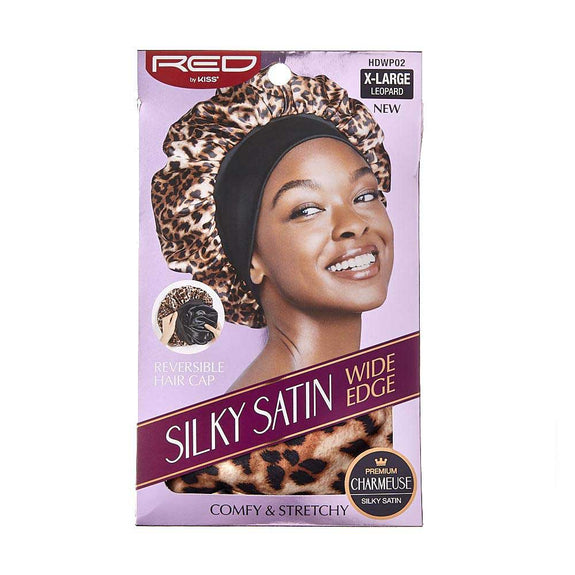 RED BY KISS Reversible Silky Satin Hair Cap