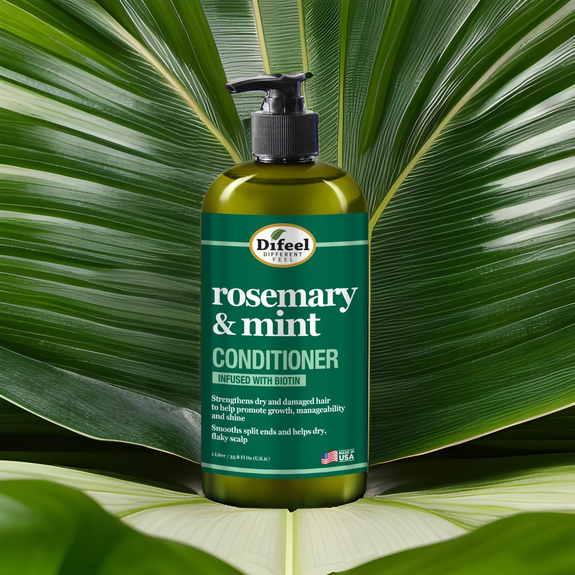 DIFEEL ROSEMARY AND MINT HAIR STRENGTHENING CONDITIONER WITH BIOTIN 1LITER