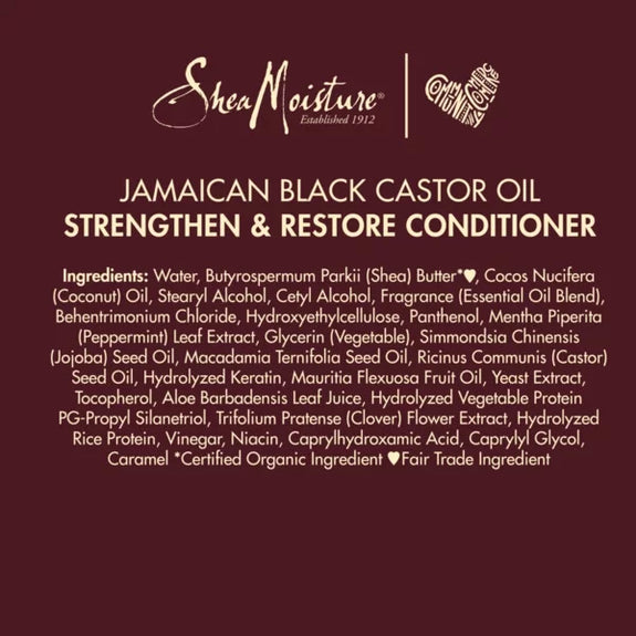 Shea Moisture Jamaican Black Castor Oil Rinse Out Conditioner