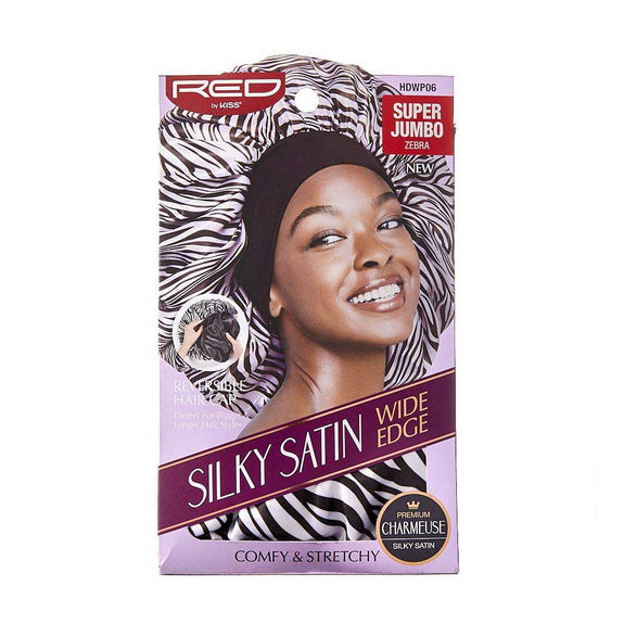 RED BY KISS Reversible Silky Satin Hair Cap