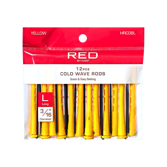 RED BY KISS Cold Wave Rods Long (12pcs)