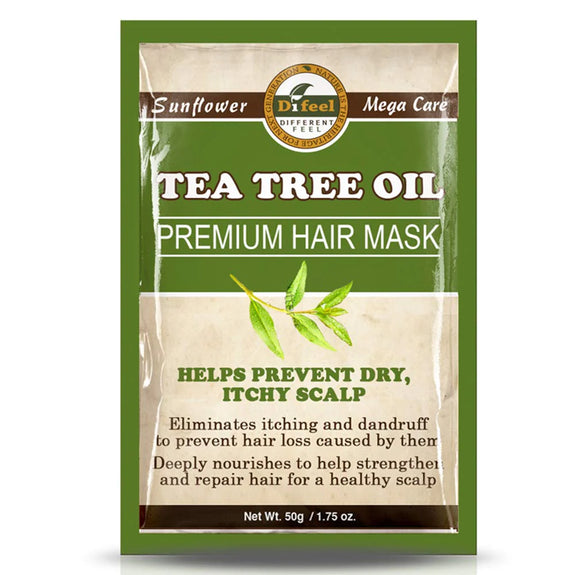 DIFEEL PREMIUM HAIR MASK- TEA TREE OIL TRAVEL SIZED 1.75 OZ.