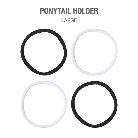 RED BY KISS Ponytail Holder Black&White LARGE