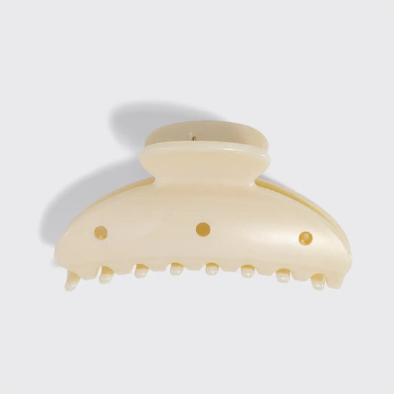 Kitsch Kitschpop Curved Claw Clip 7pc Set Vintage- Pearlized Cream