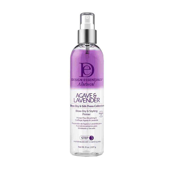 DESIGN ESSENTIALS Agave & Lavender Blow-Dry & Styling Primer  8 OZ