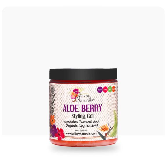 ALIKAY NATURAL ALOE BERRY STYLING GEL 8 OZ