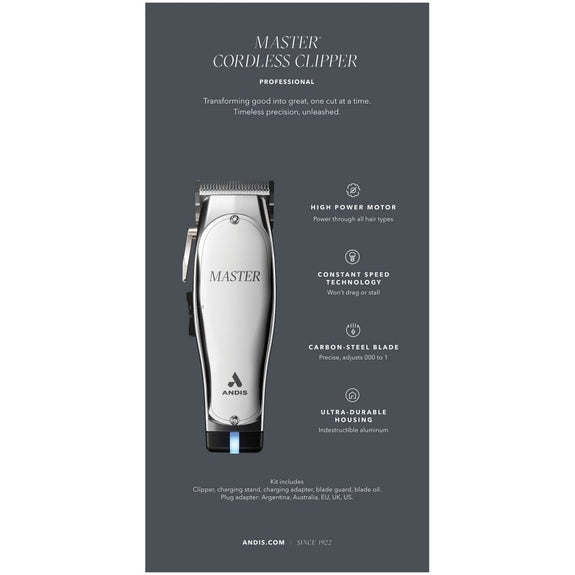 Andis Master Cordless Lithium-ion Clipper