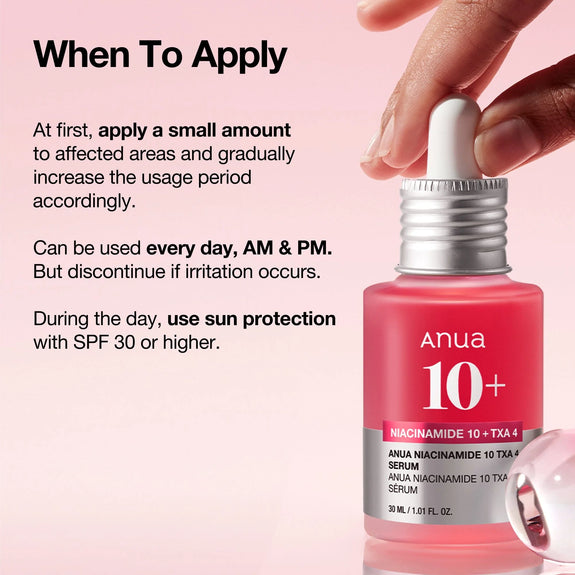 ANUA NIACINAMIDE 10%+TXA 4% Serum