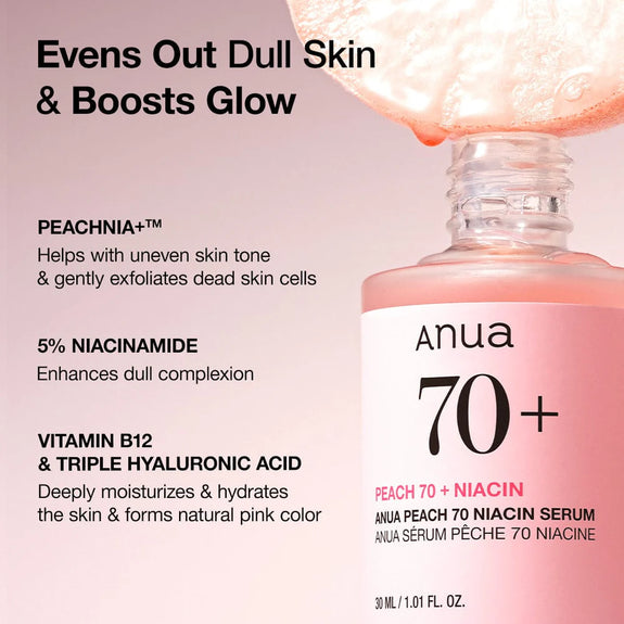 Anua Peach 70 Niacin Serum 30ml
