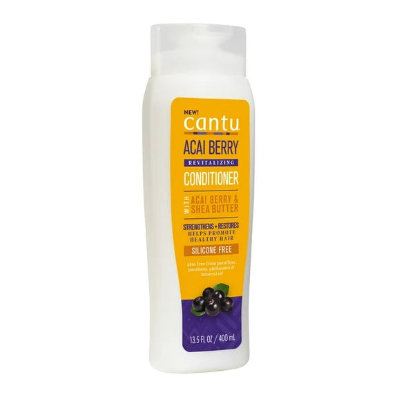 Cantu Revitalizing Conditioner with Acai Berry and Shea Butter, 13.5 fl oz.