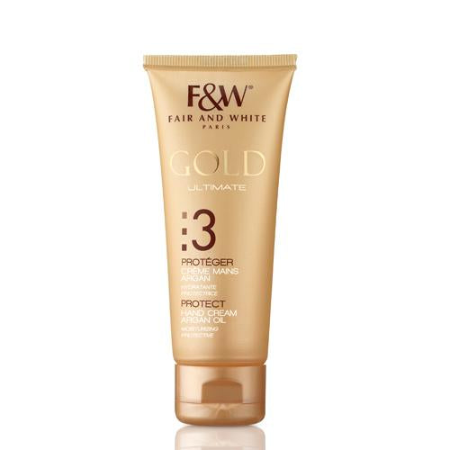 Fair and White Gold Hand Cream with Argan Oil Step #3 - Clarifies skin - 75ml