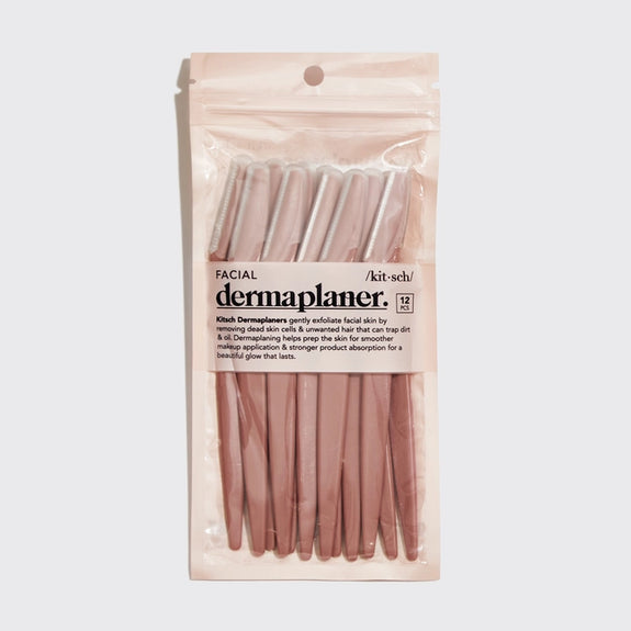 KITSCH Eco-Friendly Dermaplaner 12 Pack- Terracotta