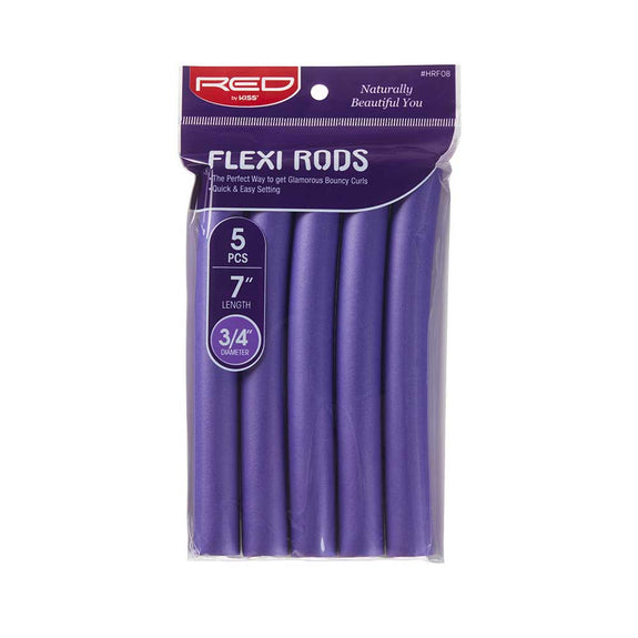 RED BY KISS Flexi Rods 7″ Length (6pcs) PURPLE