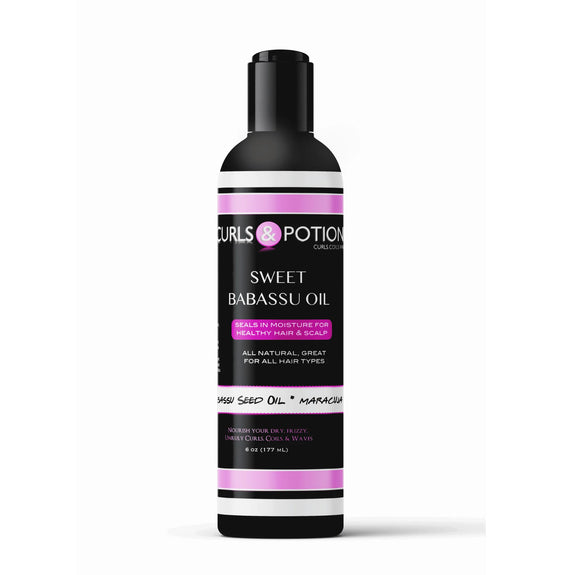 CURLS & POTIONS SWEET BABASSU SEALING OIL  6OZ