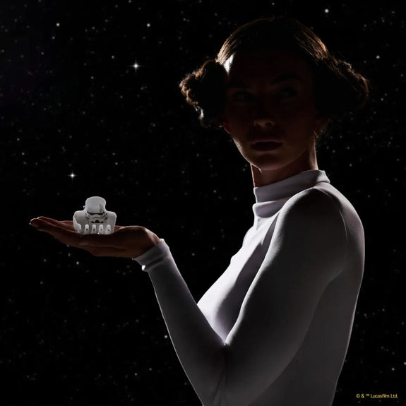 KITSCH Star Wars™ & Kitsch Glitter Cloud Clip in Stormtrooper
