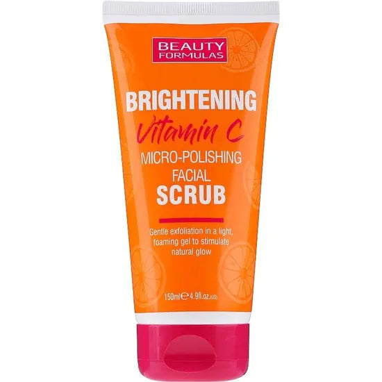 Beauty Formulas Brightening Micro Polishing Facial Scrub With Vitamin C-150ML