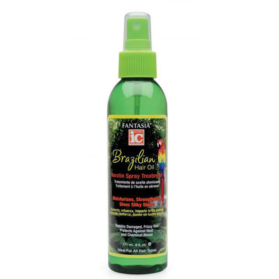 IC FANTASIA BRAZILIAN HAIR OIL  KERATIN SPRAY TREATMENT 6 OZ.