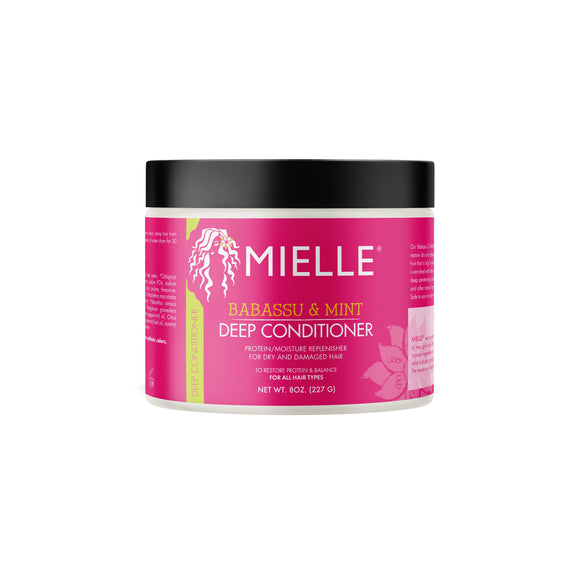 MIELLE Babassu Oil & Mint Deep Conditioner-8 oz