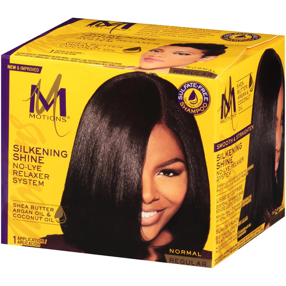 MOTIONS SILKENING SHINE NO LYE RELAXER SYSTEM 1 APPLICATION