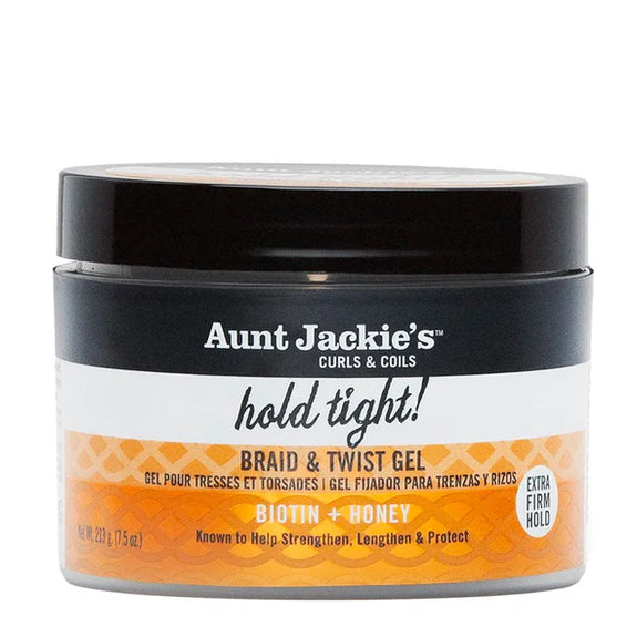 AUNT JACKIE'S Hold Tight! Braid & Twist Gel with Extra Firm Hold 7.5 OZ