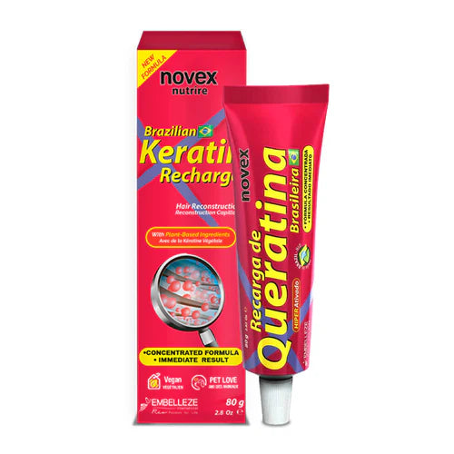 NOVEX Brazilian Keratin Recharge Tube Leave In (80g)