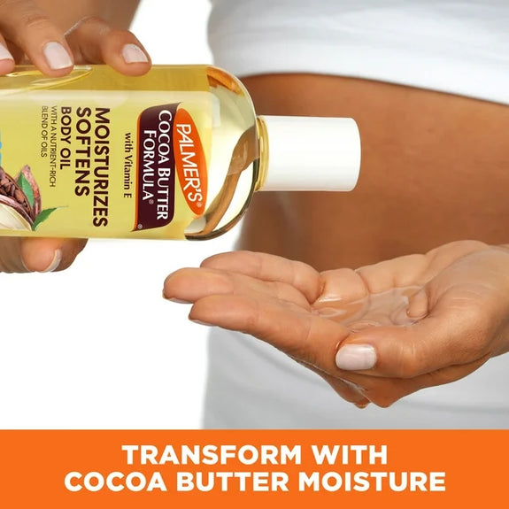 PALMER’S COCOA BUTTER FORMULA Moisturizes Softens Body Oil-8.5 oz