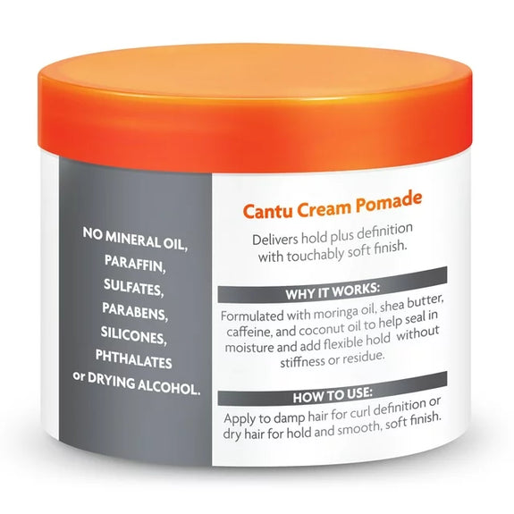 Cantu for Men Cream Pomade with Flexible Hold, 8 oz