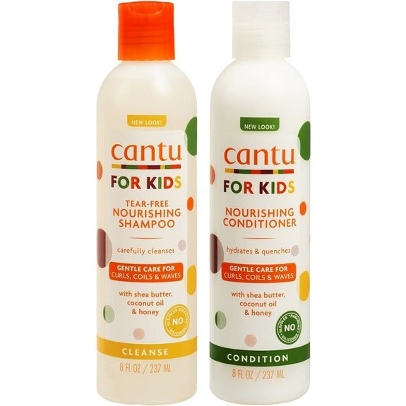 CANTU Care for Kids Tear-Free Nourishing Shampoo & Conditioner Twin 2 x 237ml