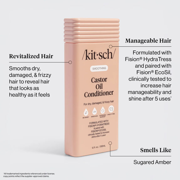 Kitsch Smoothing Castor Oil Conditioner 355ml
