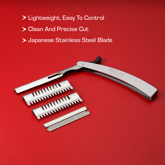RED BY KISS Stainless Steel Hair Shaper with Guides