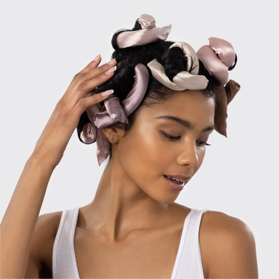 KITSCH Satin Wrapped Flexi Rods - 6pc Set