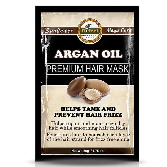 DIFEEL PREMIUM DEEP CONDITIONING HAIR MASK WITH ARGAN OIL 1.75 OZ.