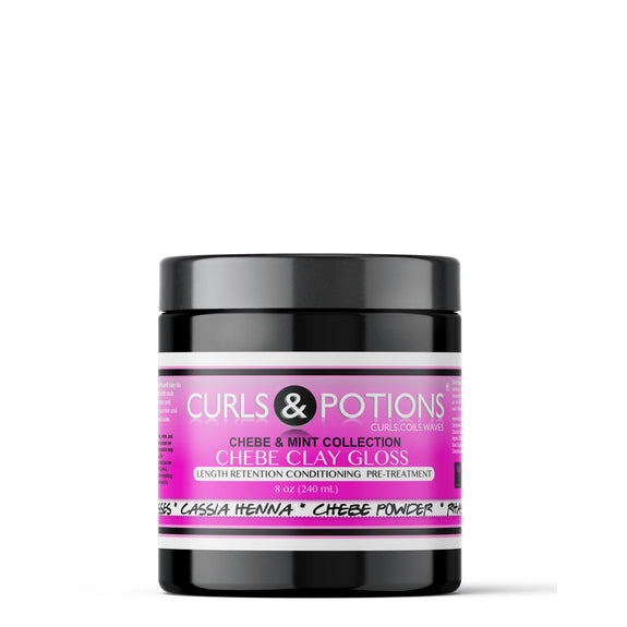 CURLS & POTIONS CHEBE CLAY GLOSS-8 OZ