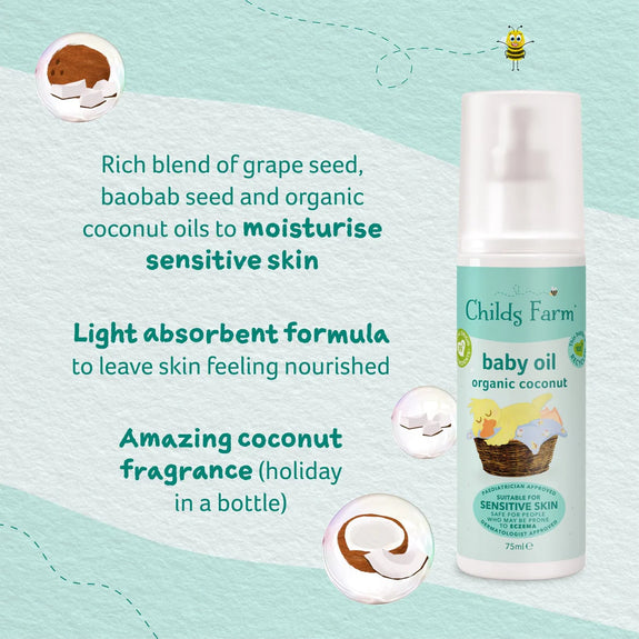 CHILDS FARM baby oil ORGANIC COCONUT-75ml