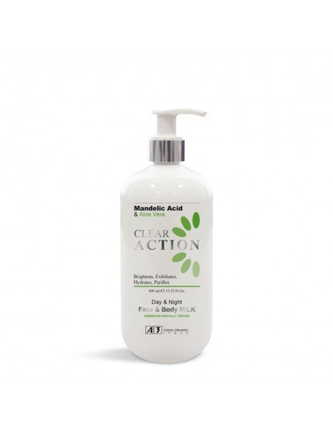 Clear Action - Face & Body Milk-400 ml