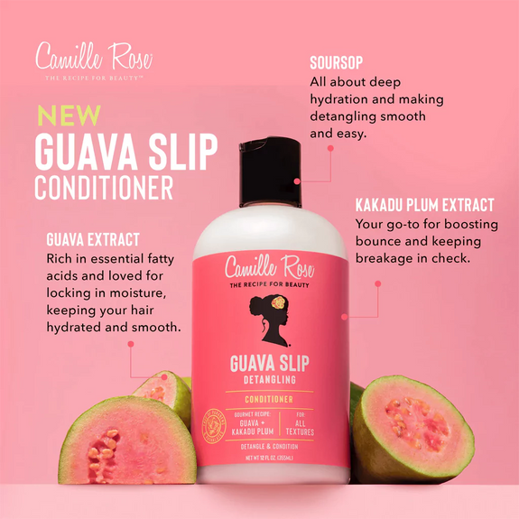 Camille Rose Guava Slip detangling Conditioner 355ml/12oz